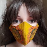 Rising Sun handmade mask