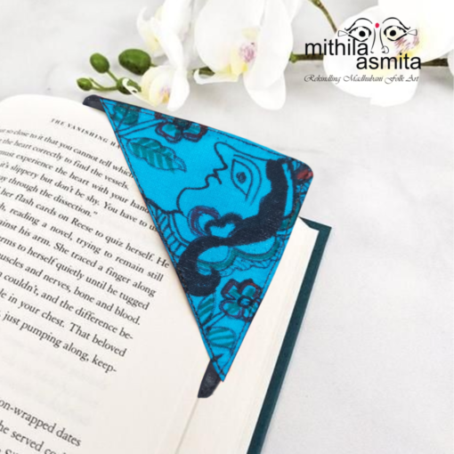 Blue Queen Madhubani Bookmark